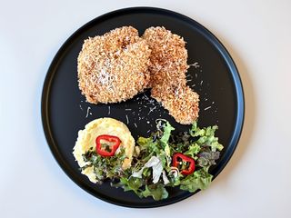 Șnițel de porc în crustă