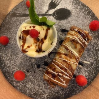 Clatite cu ciocolata si banana