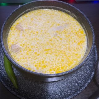 Ciorbă de burtă + ceafă de porc la grătar