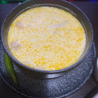 Ciorbă de burtă + ficăței de pui