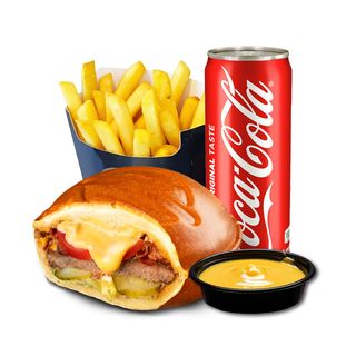 Meniu zyro cheeseburger