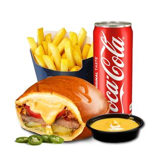 Meniu zyro cheeseburger spicy