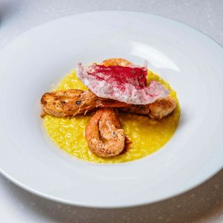 Risotto Milanese cu creveți