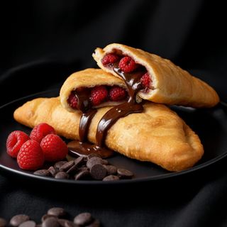 Box cu ciocolată neagră și zmeură (4 bucăți)