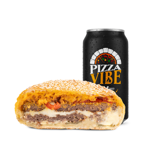 Combo Burger de vita + Bautura racoritoare la alegere 330ml