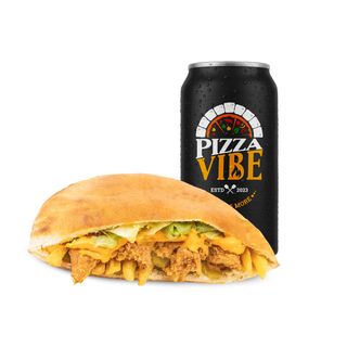 Combo Buzunar Crispy Cheddar + Bautura racoritoare la alegere 330ml