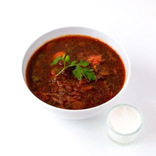 Borș roșu cu ciuperci 350g