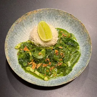 Green Thai Curry Seafood and fish