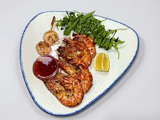 Penne cu creveți (Black Tiger)