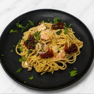 Spaghetti Aglio, Olio e Gamberi