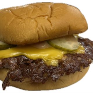 real smash cheeseburger