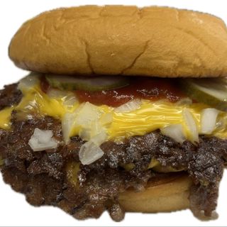 double classic cheeseburger