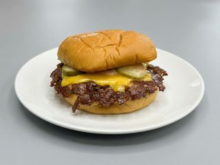 real smash cheeseburger