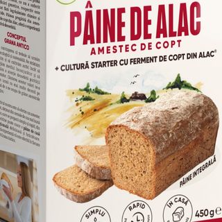 Amestec de copt lac integrala cu maia