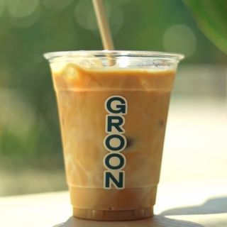 Iced coffee latte