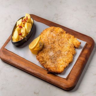 Șnițel de pui în crustă panko