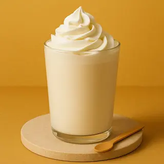 Ciocolata calda alba cu frisca 