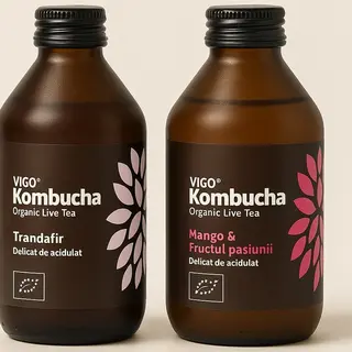Kombucha Mango & Fructul Pasiunii