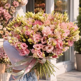 Buchet Lisianthus Pastel Premium