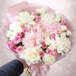 Blush Royale | Buchet Luxury in Tonuri Pastel