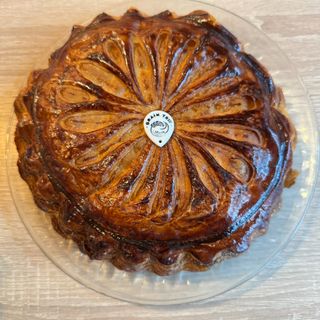 Galette de Rois cu castane si mure felie
