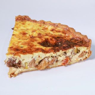 Quiche cu gălbiori (vegetarian)