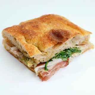 Sandwich prosciutto cotto, spinata trufe si kale