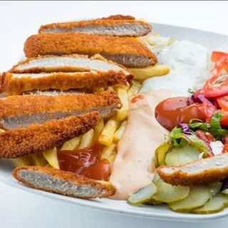 Snitel pui la farfurie