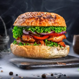 Cheeseburger de pui