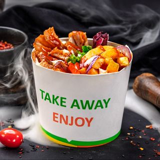 Döner box vită 350 g