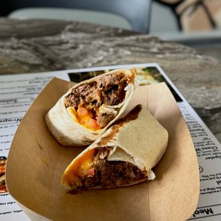 Pulled Beef-Pork Wrap