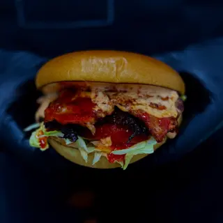 "H" burger