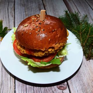 Burger crispy de pui
