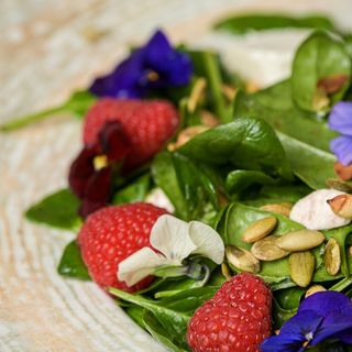 Frunze de salată cu avocado