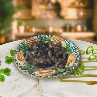 Hommos cu shaworma (350 gr.)