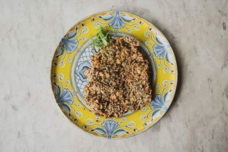 Șnițel curcan în sos de vin și tari