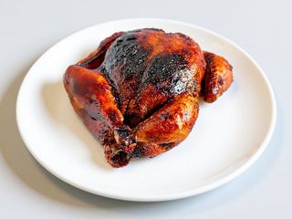 Pui Texas Bbq - cu glazură de miere și sos bbq afumat