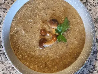 Supă cremă de ciuperci