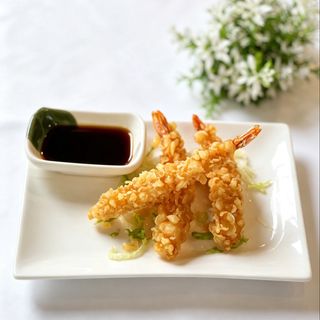 Creveți tempura