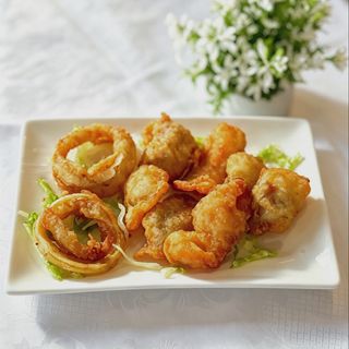 Fructe de mare prăjite