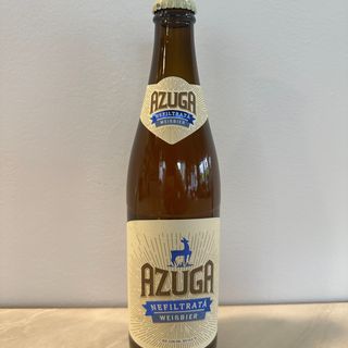 Azuga bere nefiltrata albastru