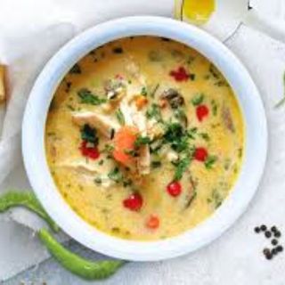 Ciorbă de pui a la grec