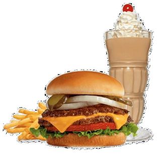 Burger meniu milshake