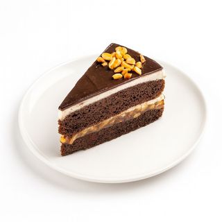 Peanuts caramel cake