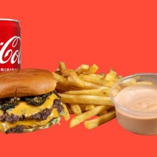 Hot Cheeseburger Double Menu