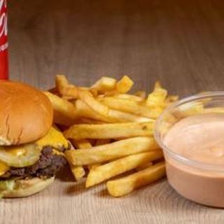 Old School Cheeseburger Double Menu