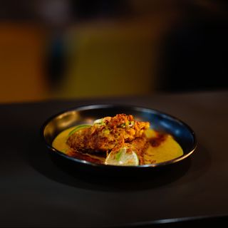 Crispy chicken curry