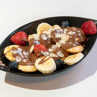 Mini Pancakes cu Ciocolată