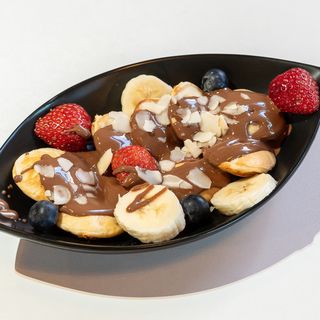 Mini Pancakes cu Ciocolată