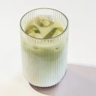 Strawberry Matcha Iced Latte